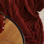 Ριχτάρι Germain Bordo Μονοθέσιο 130x180 Nef-Nef Homeware