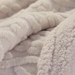 Ριχτάρι Germain Ecru Μονοθέσιο 130x180 Nef-Nef Homeware