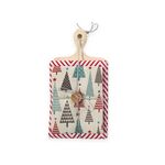 Σετ Ξύλο κοπής με 2 τμχ.Ποτηρόπανα Christmas Forest 40X70 Nef-Nef Homeware