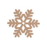 Σετ 4τμχ. Σουβερ Snow Felt 10x10 Beige Nef-Nef Homeware