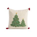 Διακοσμητικό Μαξιλάρι Happy Holidays Tree 45x45 Nef-Nef Homeware