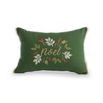 Διακοσμητικό Μαξιλάρι Noel Verde Green/White 30x45  Nef-Nef Homeware