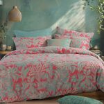 Σετ Σεντόνια Charisma Green/Coral170x270 Μονά +(100x200+35) κατωσέντονο με λάστιχο Nef-Nef Homeware