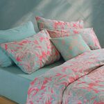 Σετ Σεντόνια Charisma Green/Coral King Size 270x270+(180x200+35)κατωσέντονο με λάστιχοNef-Nef Homeware