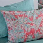 Μαξιλαροθήκη Charisma Green/Coral 52x72 Nef-Nef Homeware