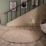 Στρόγγυλο Χαλί Γούνα Alley 03  R120 Teoran