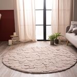 Στρόγγυλο Χαλί Γούνα Alley 02  R120 Teoran