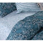 Σετ Σεντόνια  Elvira Blue King Size 2.70x2.70+(180x200+32)Κατωσέντονο με λάστιχο Nef-Nef Homeware