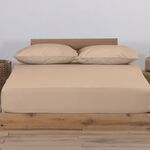 Σεντόνι Jersey 730-Beige Δπλό140x200+30 Nef-Nef Homeware