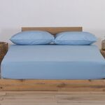 Σεντόνι Jersey L.Blue King Size 180x200+35 Nef-Nef Homeware