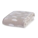Κουβέρτα Clouds Beige Κούνιας 100x140 Nef-Nef Homeware