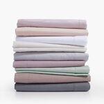 Σεντόνι Βαμβακοσατέν Elements 24 Pale Mauve 160x200+35 Υπέρδιπλο με Λάστιχο Nef-Nef Homeware