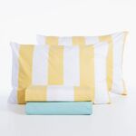 Σετ Σεντόνια Casual Vertia Yellow Υπέρδιπλο 240x270+(160x200+35)κατωσέντονο με λάστιχο Nef-Nef Homeware