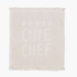 Ποτηρόπανο Cute Chef Ecru 50x50 Nef-Nef Homeware
