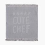 Ποτηρόπανο Cute Chef L.Grey 50x50 Nef-Nef Homeware