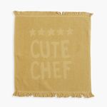 Ποτηρόπανο Cute Chef Yellow 50x50 Nef-Nef Homeware