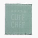 Ποτηρόπανο Cute Chef Mint 50x50 Nef-Nef Homeware