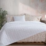 Κουβέρτα Charisma White 230x250 Υπέρδιπλη Βαμβ. Nef-Nef Homeware
