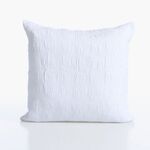 Διακοσμητική Μαξιλαροθήκη Charisma White 50x50 Nef-Nef Homeware