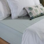 Σετ Σεντόνια Donter 26  Ecru/GreenΥπέρδιπλο 240x270+(160x200+35)κατωσέντονο με λάστιχο Nef-Nef Homeware