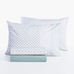 Σετ Σεντόνια Donter 26 Ecru/Green King Size 270x270+(180x200+35)κατωσέντονο με λάστιχοNef-Nef Homeware