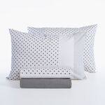 Σετ Σεντόνια Donter 26 Ecru/Anthracite King Size 270x270+(180x200+35)κατωσέντονο με λάστιχοNef-Nef Homeware