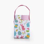 Τσαντάκι με Ποτηρόπανα Σετ 2τμχ. EASTER EGGS Nef-Nef Homeware