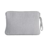 Τσαντάκι Θαλάσσης Stay Salty Silver 35x25 Nef-Nef Homeware