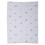 Βρεφική Κουβέρτα Πικέ Κούνιας Jungle In Motion 110x150 Nef-Nef Homeware