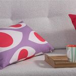 Διακοσμητική Μαξιλαροθήκη High Option Purple 55x35 Nef-Nef Homeware