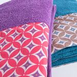 Πετσέτα Θαλάσσης Sparkle Digital Purple 90x170 Nef-Nef Homeware