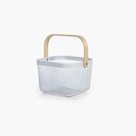 Καλάθι με Λαβή Vista White24x24x17  Nef-Nef Homeware