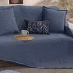 Ριχτάρι Πολυθρόνας Zebra Denim 170x180 Nef-Nef Homeware