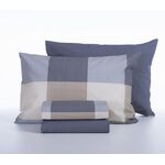 Σετ Σεντόνια  Casual Check Denim240x270 Υπέρδιπλα Nef-Nef Homeware