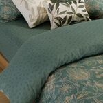 Σετ Παπλωματοθήκη Βαμβακοσατέν Elinda Green 240x230 Υπέρδιπλη Nef Nef Homeware