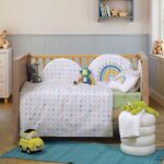 Πάντα Κούνιας Baby Dots Ecru/Green Nef Nef Homeware