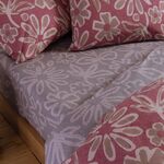 Σετ Παπλωματοθήκη Harmony Bordo 240x230 Υπέρδιπλη Nef Nef Homeware