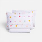 Σετ Σεντόνια Παιδικά Μονά Dots Ecru 170x260 Nef Nef Homeware