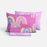 Σετ Σεντόνια Παιδικά Μονά Raibow Mood 170x260 Nef Nef Homeware