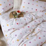 Σετ Παπλωματοθήκη Παιδική Μονή Dots Ecru 160x240 Nef Nef Homeware