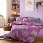 Σετ Παπλωματοθήκη Παιδική Μονή Raibow Mood 160x240 Nef Nef Homeware