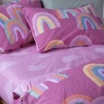 Σετ Παπλωματοθήκη Παιδική Μονή Raibow Mood 160x240 Nef Nef Homeware