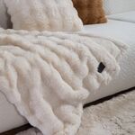 Ριχτάρι Πολυθρόνας Reality Ecru 130x180 Nef Nef Homeware