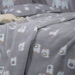 Κουβέρτα Fleece Βρεφική Αγκαλιάς Elephants 26 75x110 Nef Nef Homeware