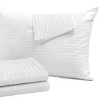 Μαξιλαροθήκη Ξενοδοχείου 52x72 Σατεν-Ρίγα White Astron Italy Μαξιλαροθήκη Ξενοδοχείου 52x72 Σατεν-Ρίγα White Astron Italy