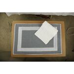 Πατάκι Ξενοδοχείου Μπάνιου 50x75 Πίνακας Grey Astron