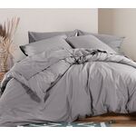 Παπλωματοθήκη Υπέρδιπλη 2.30x2.40 Basic-22 726-LGrey Nef-Nef Homeware