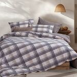 Σετ Παπλωματοθήκη Charlie Grey 240x230 Υπέρδιπλη Nef-Nef Homeware
