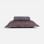 Σετ Παπλωματοθήκη Βαμβακοσατέν  Elements Desirous Deep Taupe 240x230 Υπέρδιπλη Nef Nef Homeware