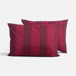 Μαξιλαροθήκη Casual Vertia Bordo 52x72 Nef Nef Homeware